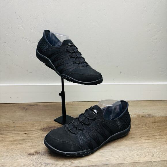 Skechers Hands Free Slip In Black Shoes Women’s Size 10 - Picture 1 of 11